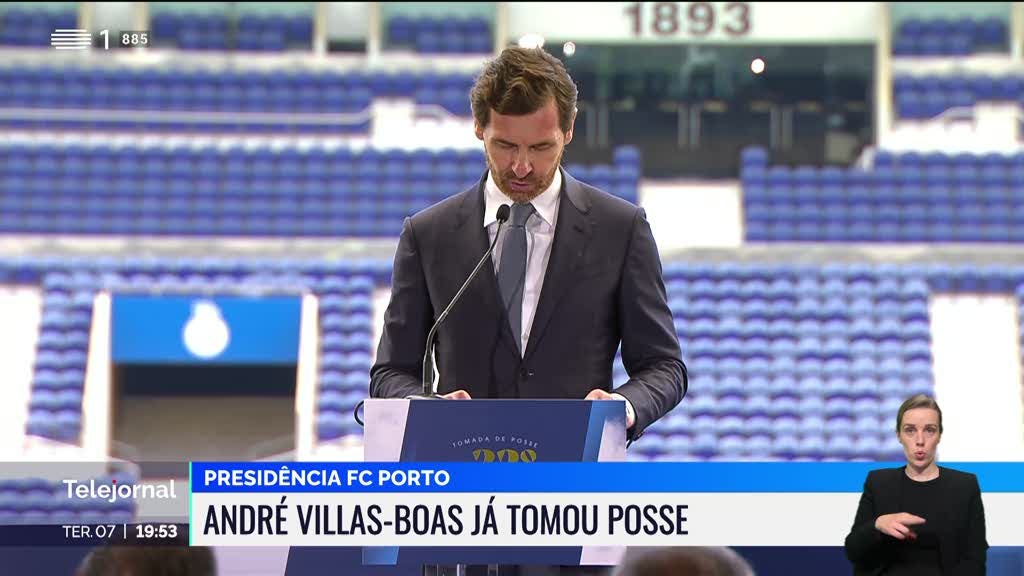 André Villas boas é oficialmente presidente do FC Porto