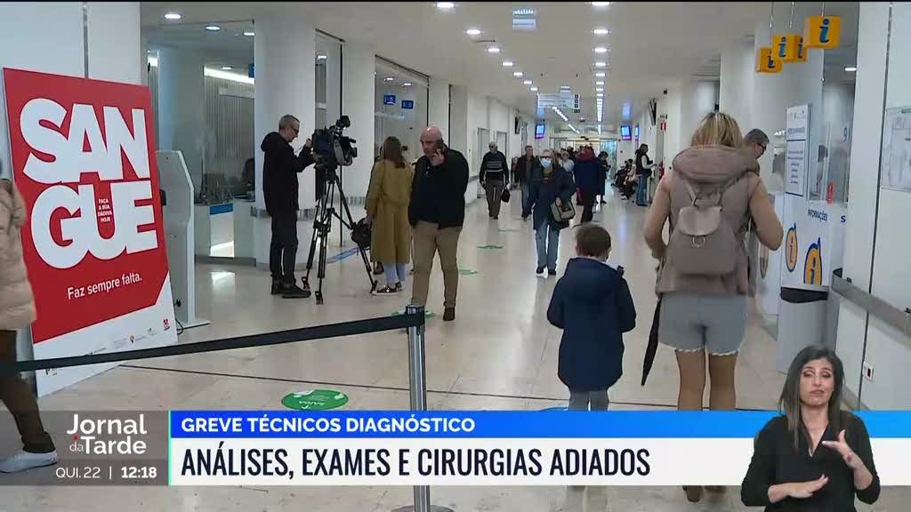 Greve dos técnicos de diagnóstico adia cirurgias