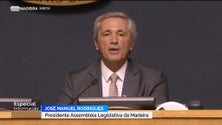 José Manuel Rodrigues eleito presidente da Assembleia Legislativa da Madeira (vídeo)