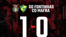Fontinhas eliminou Mafra da Taça de Portugal (Vídeo)