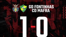 Imagem de Fontinhas eliminou Mafra da Taça de Portugal (Vídeo)