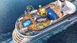 Navio de carga embate no Mariner of the Seas