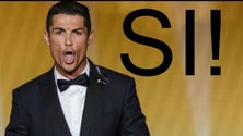 Imagem de Cristiano Ronaldo agradece os parabéns `a uma só voz`