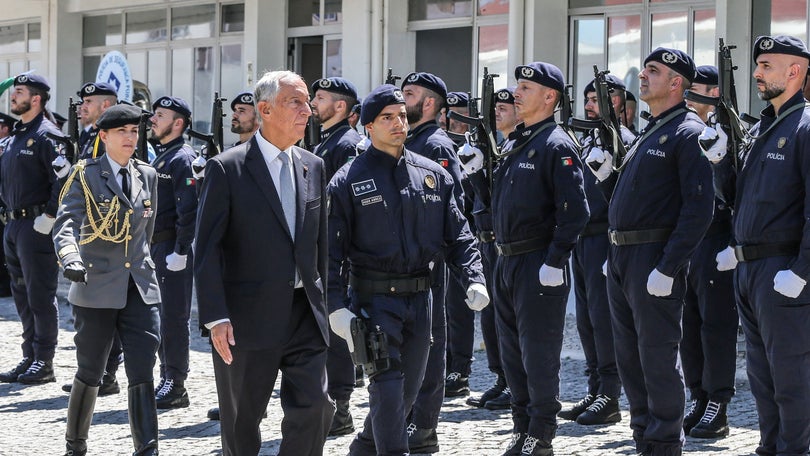 Imagem de Marcelo atribuiu à PSP a mais relevante condecoração portuguesa