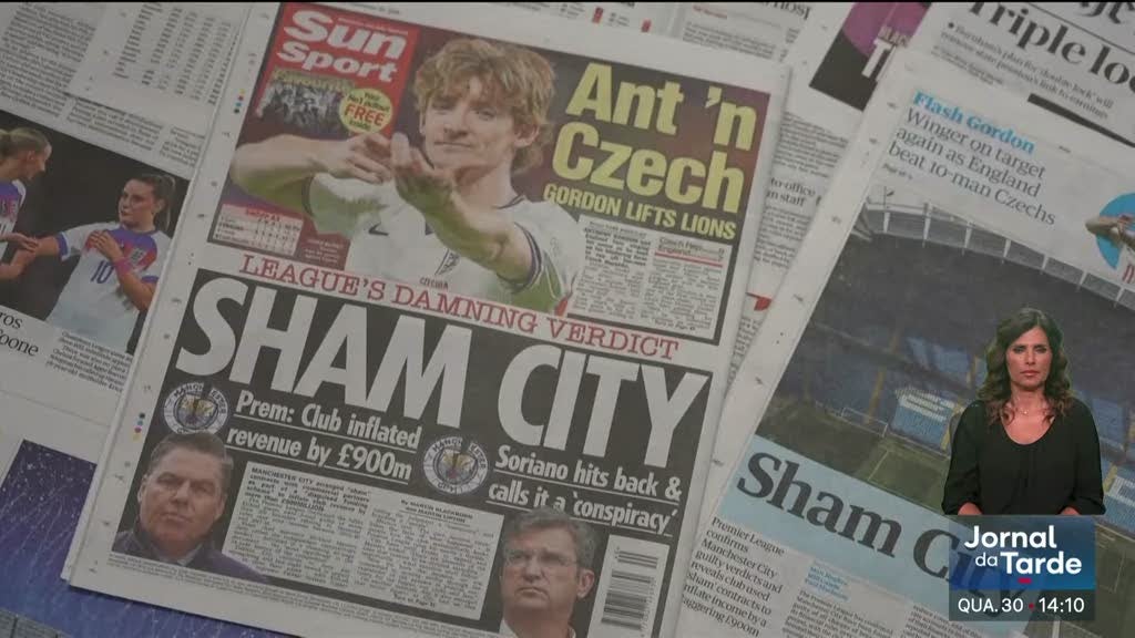 Manchester City pode descer de divisão e perder títulos por escândalo financeiro