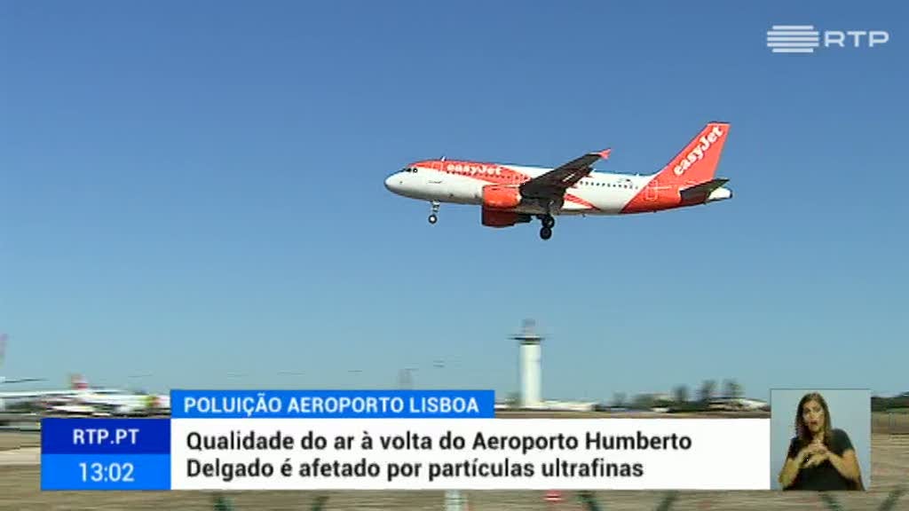 Qualidade do ar � volta do Aeroporto Humberto Delgado afetada por part�culas ultrafinas