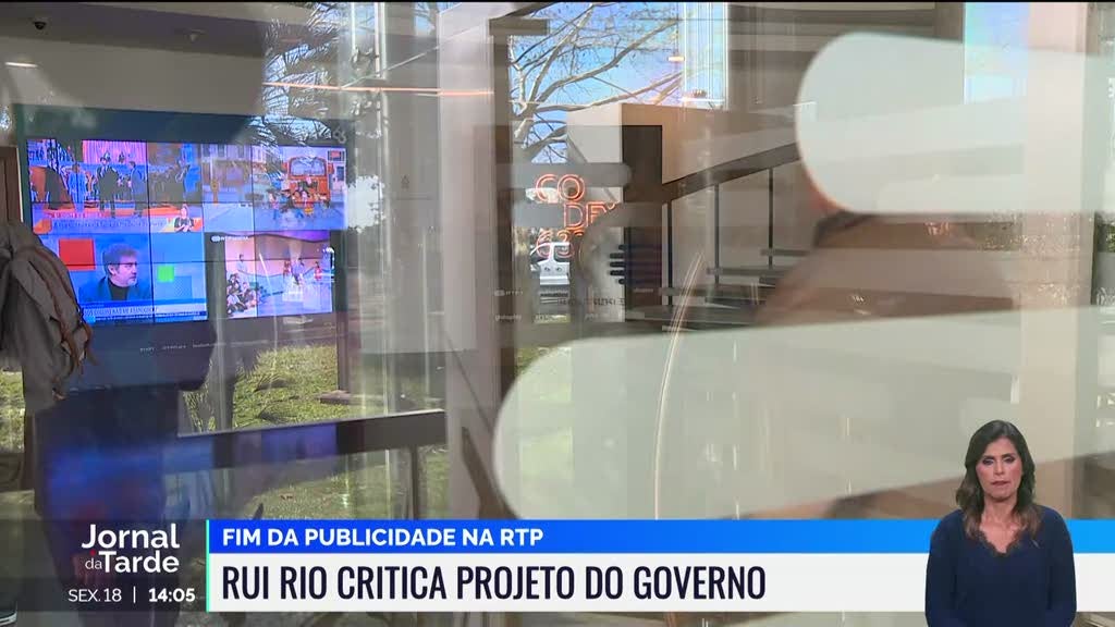 Rui Rio diz que fim da publicidade na RTP vai levar a menos qualidade e mais governamentalização