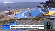 Imagem de Há banhistas que não estão a cumprir as regras de distanciamento social (Vídeo)