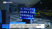 Imagem de Meia centena de adeptos receberam comitiva portista