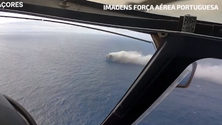 Imagem de Navio continua a arder ao largo do Faial (Vídeo)