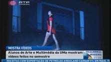 Alunos de Arte e Multimédia da UMa mostram vídeos feitos ao longo do semestre (Vídeo)