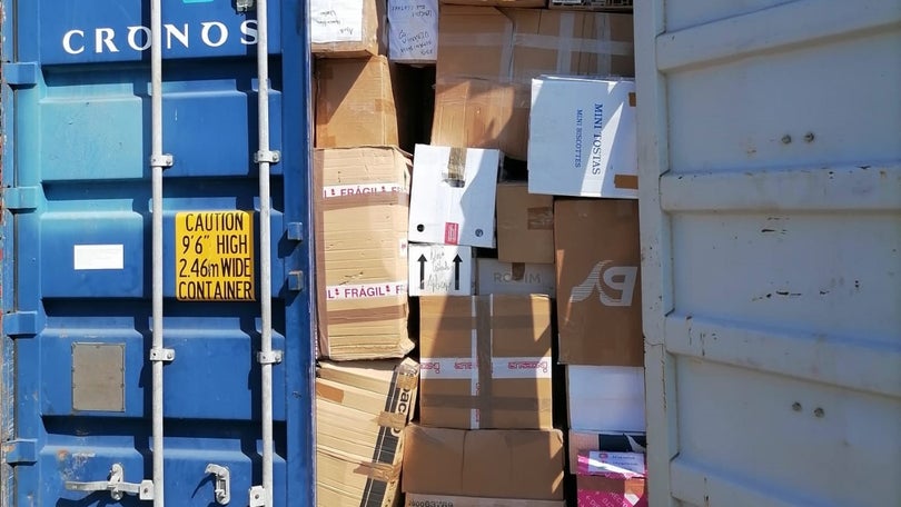 Cerca de cinco toneladas de ajuda humanitária a caminho de Lisboa