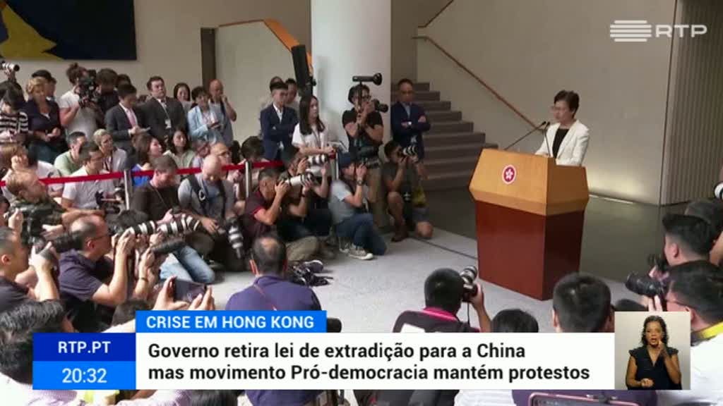 Governo de Hong Kong retirou a lei de extradi��o para a China