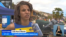 João Nuno Marote e Joana Sousa venceram a 11.ª edição do Aquatlo de Santa Cruz (Vídeo)