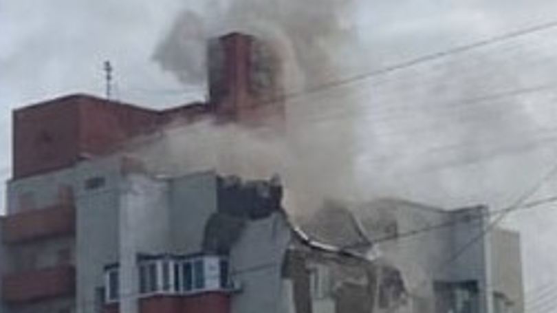 Imagem de Edifício residencial em cidade russa atingido por ataque ucraniano