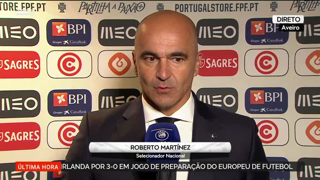 Portugal. Roberto Martínez promete "dar tudo" para orgulhar os portugueses