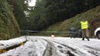 Imagem de Neve obriga a encerrar estradas na Madeira