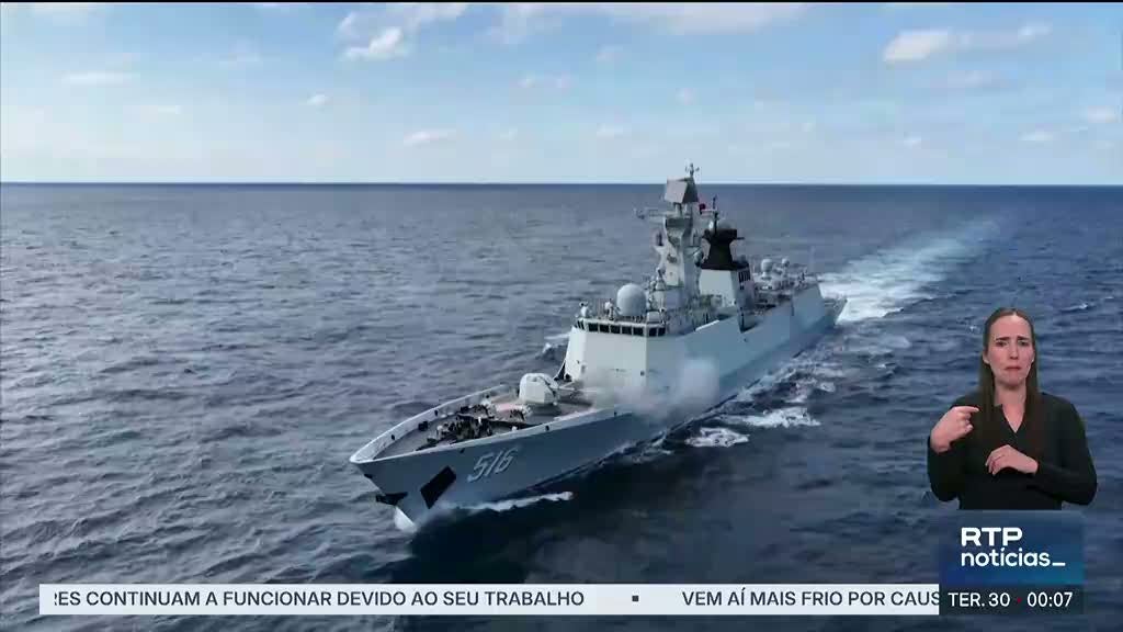 China lança exercícios militares junto a Taiwan