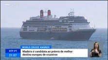 Madeira nomeada para melhor destino europeu de cruzeiros (vídeo)