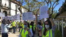 Imagem de Trabalhadores da Groundforce esperam solução (vídeo)
