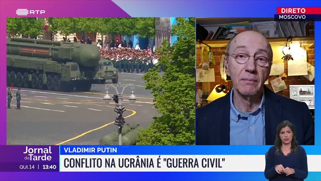 Putin defende vitória da operação na Ucrânia em resposta a perguntas dos cidadãos