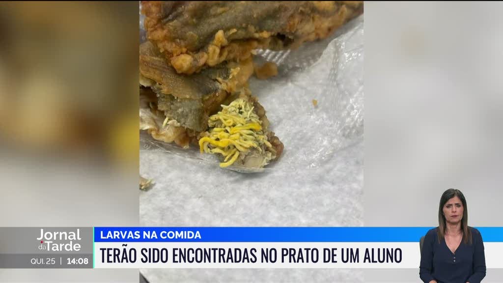 Larvas na comida de refeitório de escola?