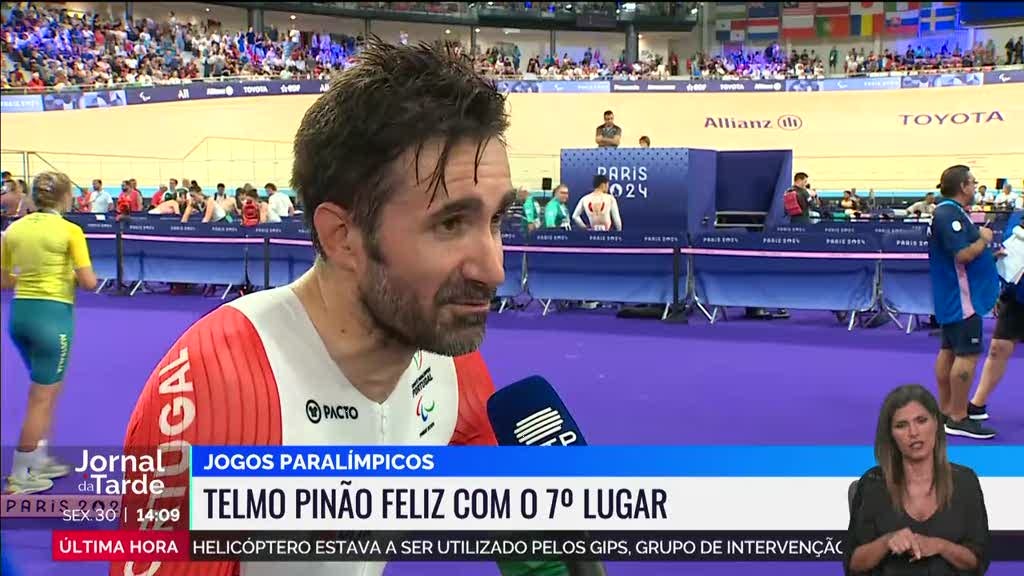 Jogos Paralímpicos. Telmo Pinão feliz com o 7º lugar