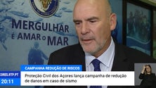 Proteção Civil lança campanha de divulgação de medidas de autoproteção em caso de sismo [Vídeo]