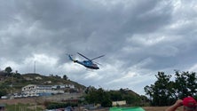 Imagem de Helicóptero preparado para resgate em montanha (áudio)
