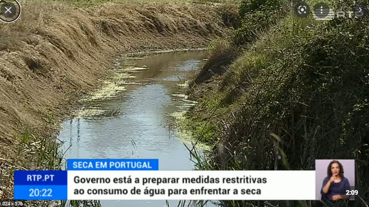 Portugal pretende limitar o consumo de água