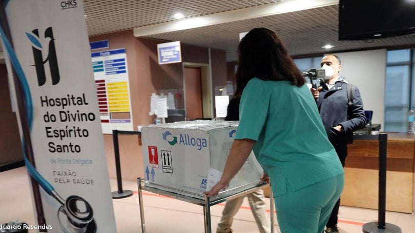 Imagem de Militares no processo de vacinação