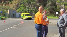 Imagem de Ambulâncias testaram manobras de travagem de emergência no Faial (áudio)