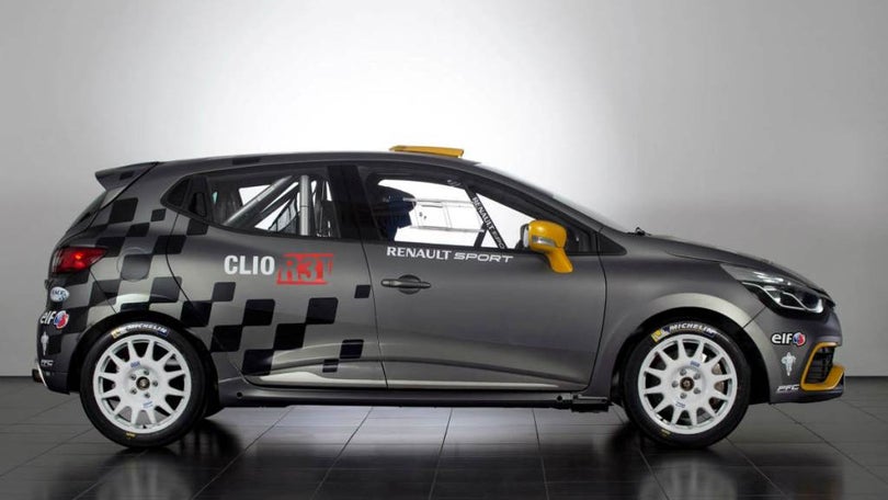 Imagem de Isabel Ramos com o Renault Clio R3T no Campeonato da Madeira de Ralis