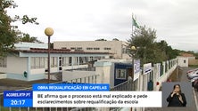 Imagem de BE quer esclarecimentos sobre a requalificação da Escola das Capelas [Vídeo]