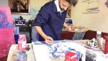Imagem de Henrique Leal combina o sonho da música com a paixão pela pintura