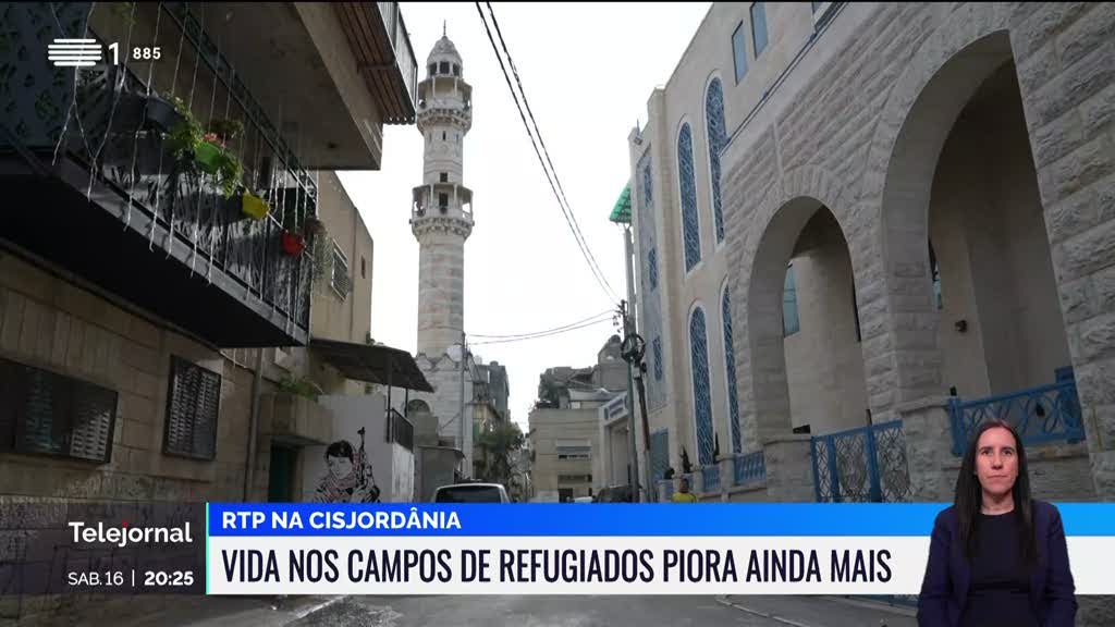 Palestinianos nos refugiados na Cisjordânia enfrentam cada vez mais dificuldades