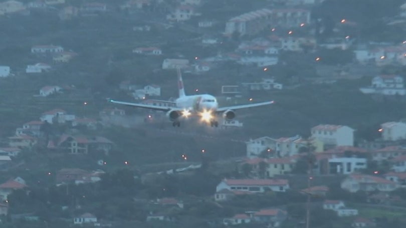 Mau tempo: Movimento condicionado no aeroporto da Madeira