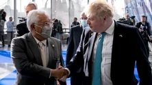 Imagem de Costa em Londres com Boris Johnson