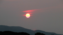 Imagem de Sol mais vermelho (Vídeo)