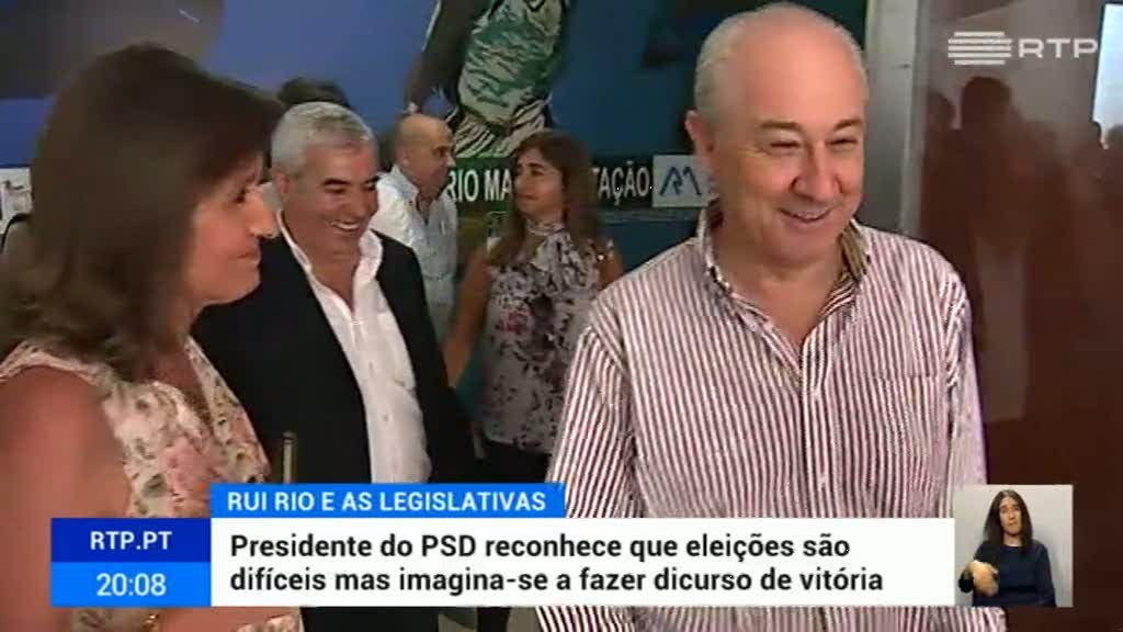 Rui Rio imagina-se a fazer o discurso de vit�ria em 6 de outubro