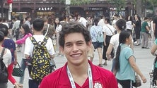 Imagem de Daniel Moniz no europeu de patinagem artística(Vídeo)