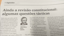 Mota Amaral pede consenso sobre as Autonomias e a Revisão Constitucional (Vídeo)