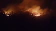 Quatro corporações combatem incêndio florestal na Camacha