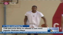 Imagem de 2ª fase do campeonato CAB defronta Maia no sábado e com novo jogador DeAndre Mays
