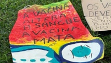 Imagem de Manifestação contra vacinas e máscaras (vídeo)