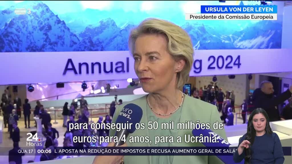 Ursula von der Leyen acredita em acordo para ajudar financeiramente a Ucrânia