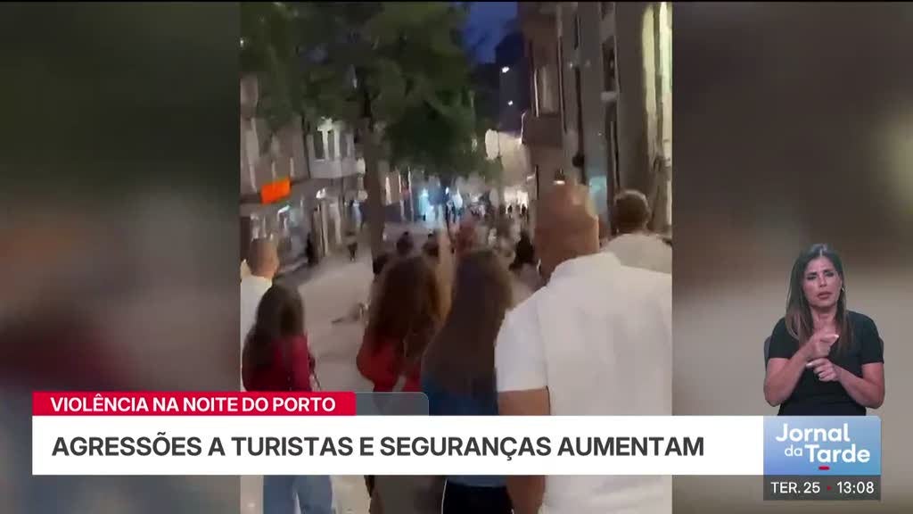 Imagem de Aumenta agressões a turistas e seguranças no Porto