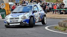 Fran Santana Castro no Rali do Marítimo Município de Machico com o Opel Corsa GSI KIT CAR