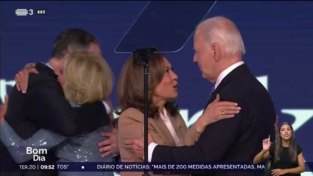 Eleições EUA. Joe Biden passa testemunho a Kamala Harris