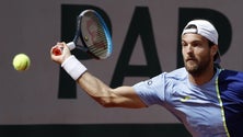 Imagem de João Sousa eliminado na segunda ronda